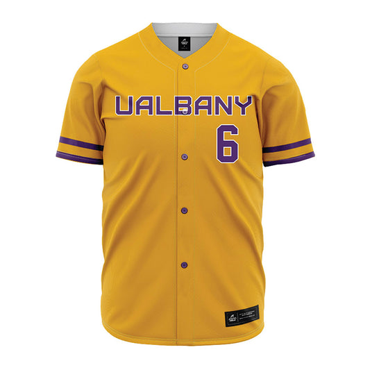 Albany - NCAA Baseball : Anthony Scarabino - Gold Jersey