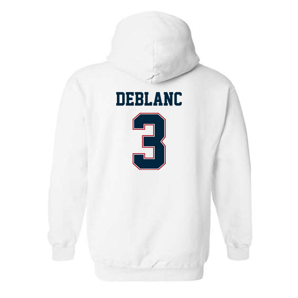 Wyoming - NCAA Football : Deion DeBlanc - Classic Fashion Shersey Hooded Sweatshirt-1