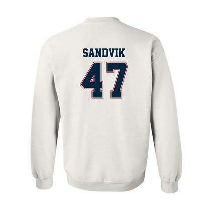 Wyoming - NCAA Football : Erik Sandvik - Classic Fashion Shersey Crewneck Sweatshirt