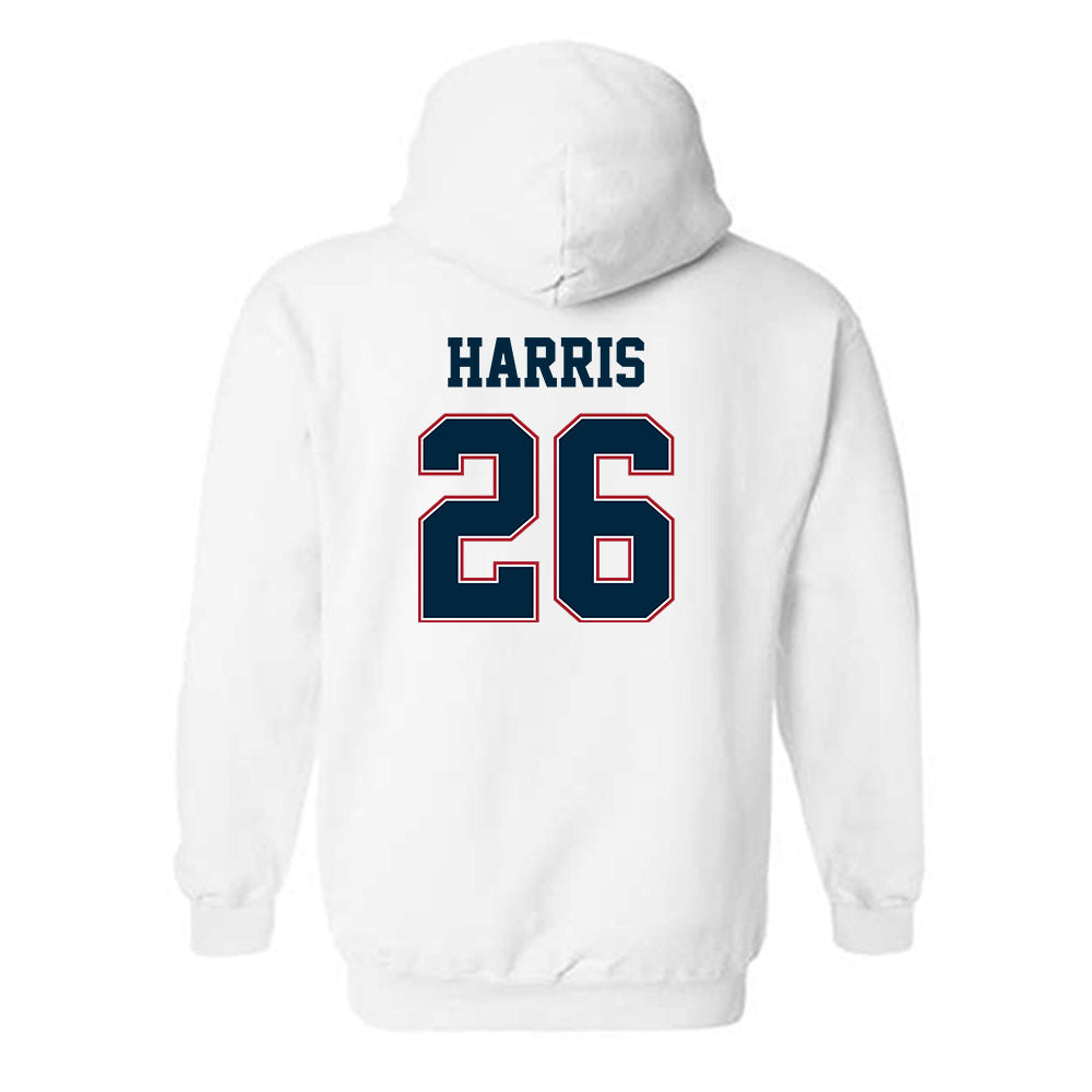 Wyoming - NCAA Football : Samuel Harris - Classic Fashion Shersey Hooded Sweatshirt-1