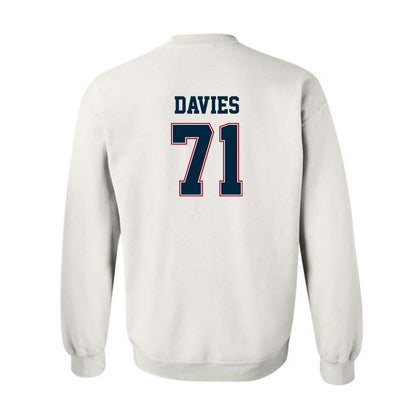 Wyoming - NCAA Football : Jake Davies - Classic Fashion Shersey Crewneck Sweatshirt