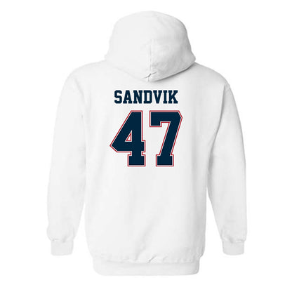 Wyoming - NCAA Football : Erik Sandvik - Classic Fashion Shersey Hooded Sweatshirt