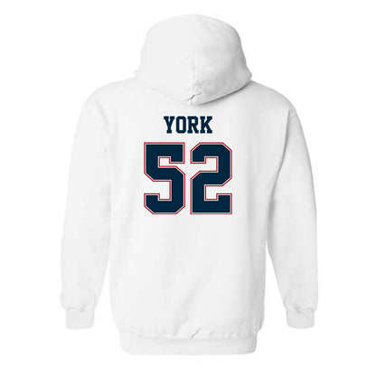 Wyoming - NCAA Football : Carson York - Classic Fashion Shersey Hooded Sweatshirt