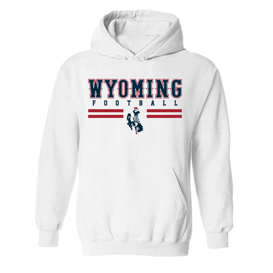 Wyoming - NCAA Football : Jason Handy - Classic Fashion Shersey Hooded Sweatshirt-0
