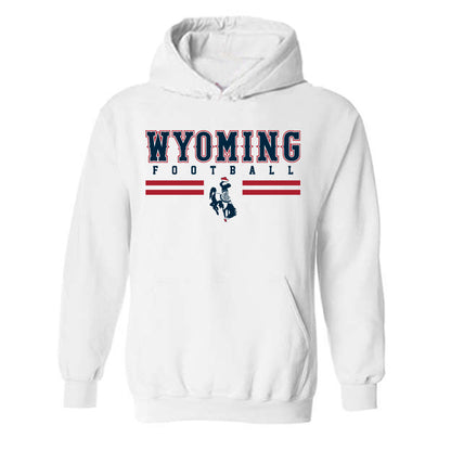 Wyoming - NCAA Football : Justin Erb - Classic Fashion Shersey Hooded Sweatshirt