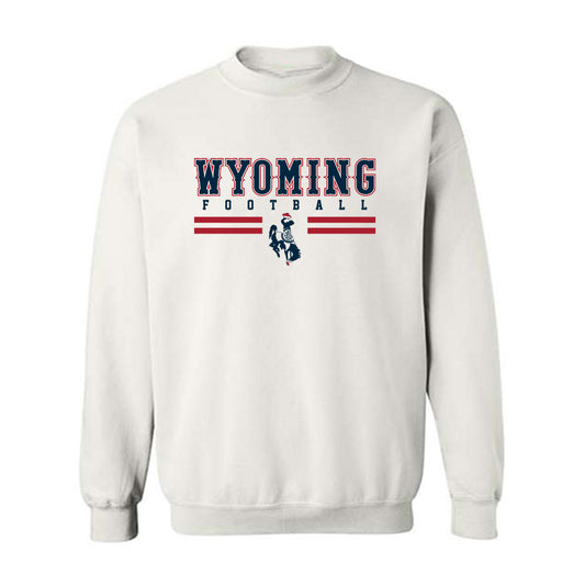 Wyoming - NCAA Football : Deion DeBlanc - Classic Fashion Shersey Crewneck Sweatshirt-0