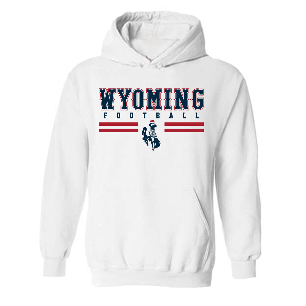 Wyoming - NCAA Football : Gary Rutherford - Classic Fashion Shersey Hooded Sweatshirt-0