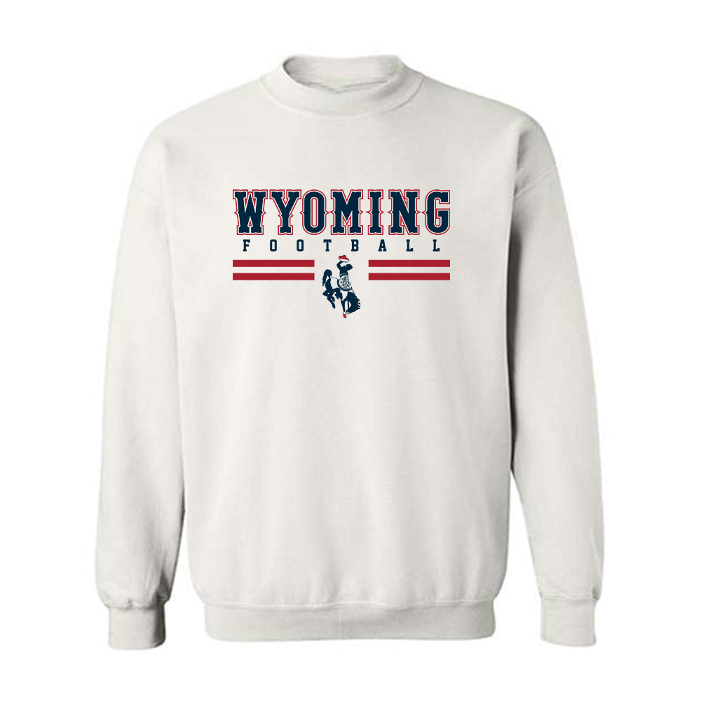 Wyoming - NCAA Football : Bj Inmon - Classic Fashion Shersey Crewneck Sweatshirt-0