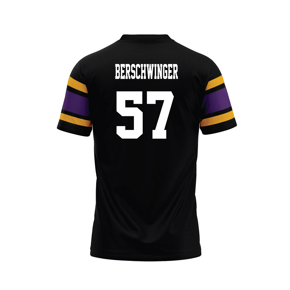 Albany - NCAA Football : Troy Berschwinger - Black Premium Football Jersey
