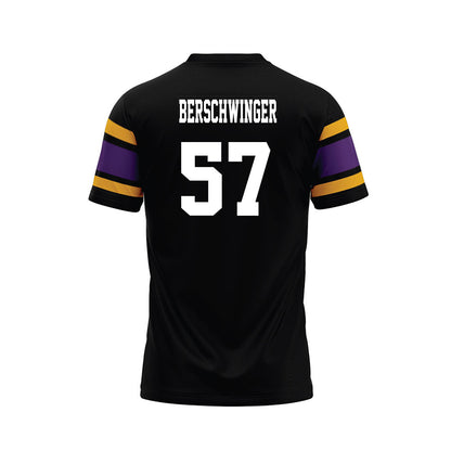 Albany - NCAA Football : Troy Berschwinger - Black Premium Football Jersey