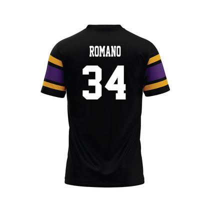 Albany - NCAA Football : Nate Romano - Black Premium Football Jersey-1