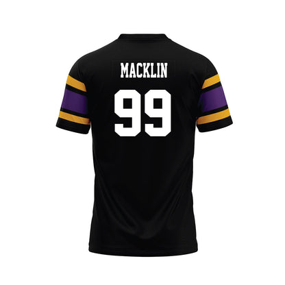 Albany - NCAA Football : Kylyn Macklin - Black Premium Football Jersey-1