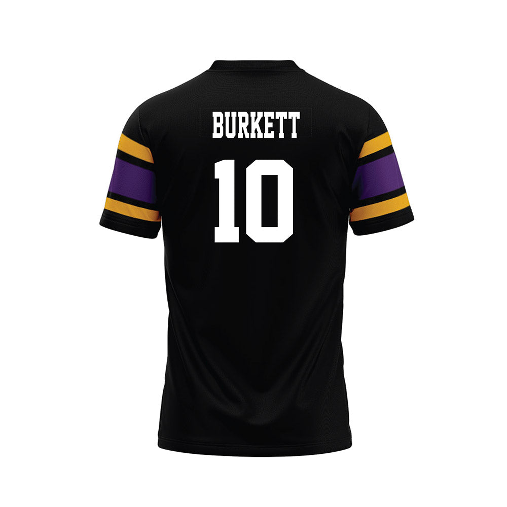 Albany - NCAA Football : Myles Burkett - Black Premium Football Jersey-1