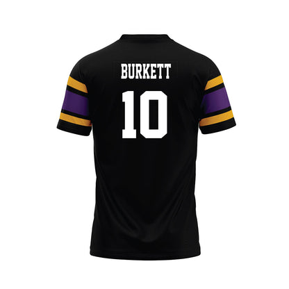 Albany - NCAA Football : Myles Burkett - Black Premium Football Jersey-1