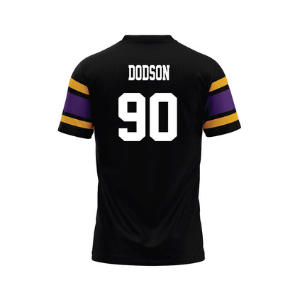 Albany - NCAA Football : Deshon Dodson - Black Premium Football Jersey-1
