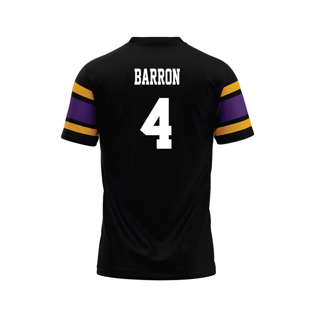 Albany - NCAA Football : Jasiah Barron - Black Premium Football Jersey-1