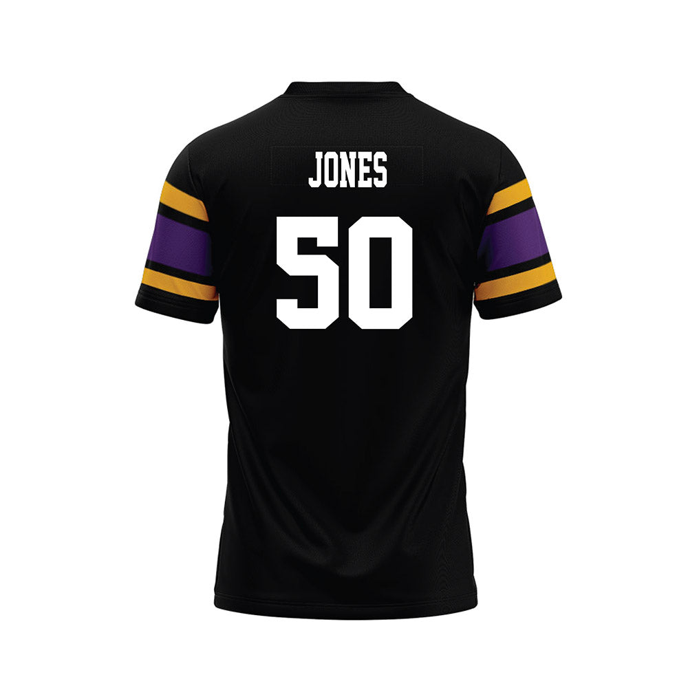 Albany - NCAA Football : Jacob Jones - Black Premium Football Jersey-1