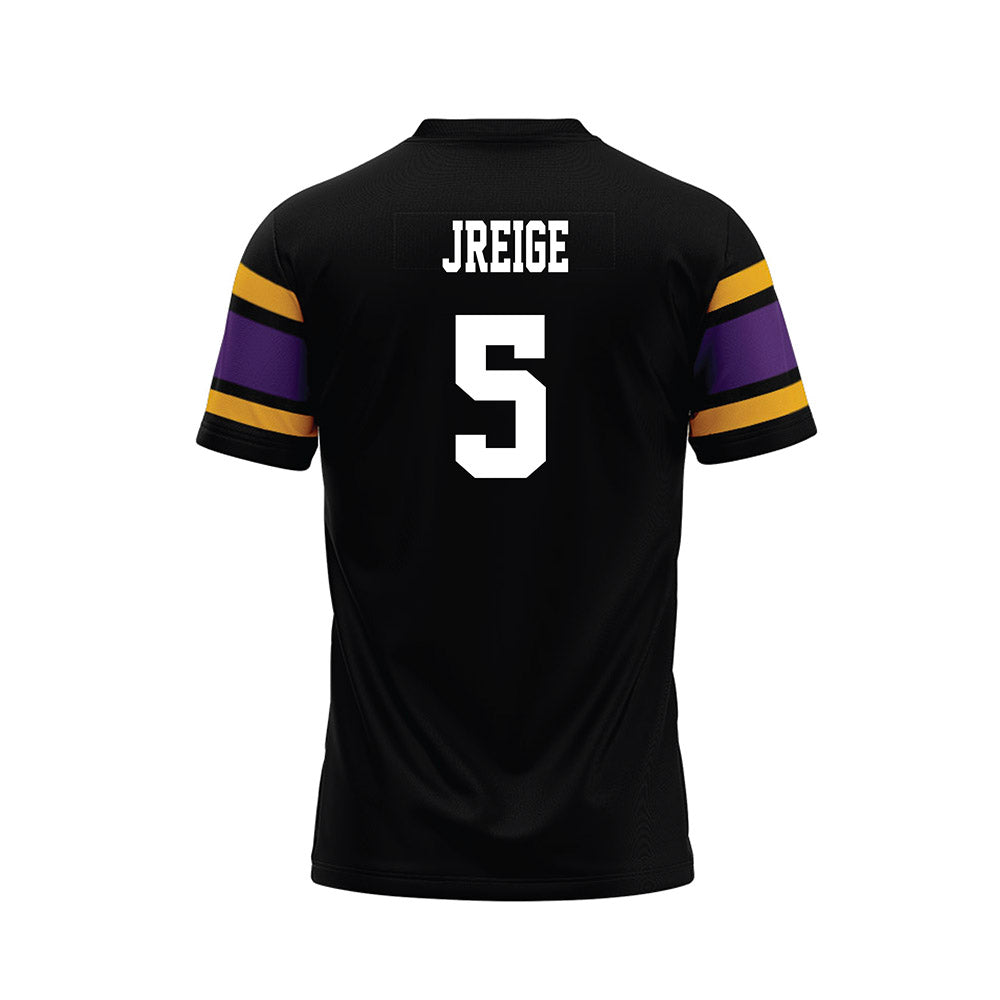 Albany - NCAA Football : Alex Jreige - Black Premium Football Jersey-1