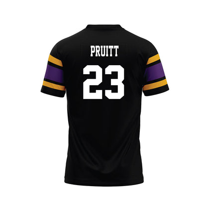 Albany - NCAA Football : Jeremiah Pruitt - Black Premium Football Jersey-1