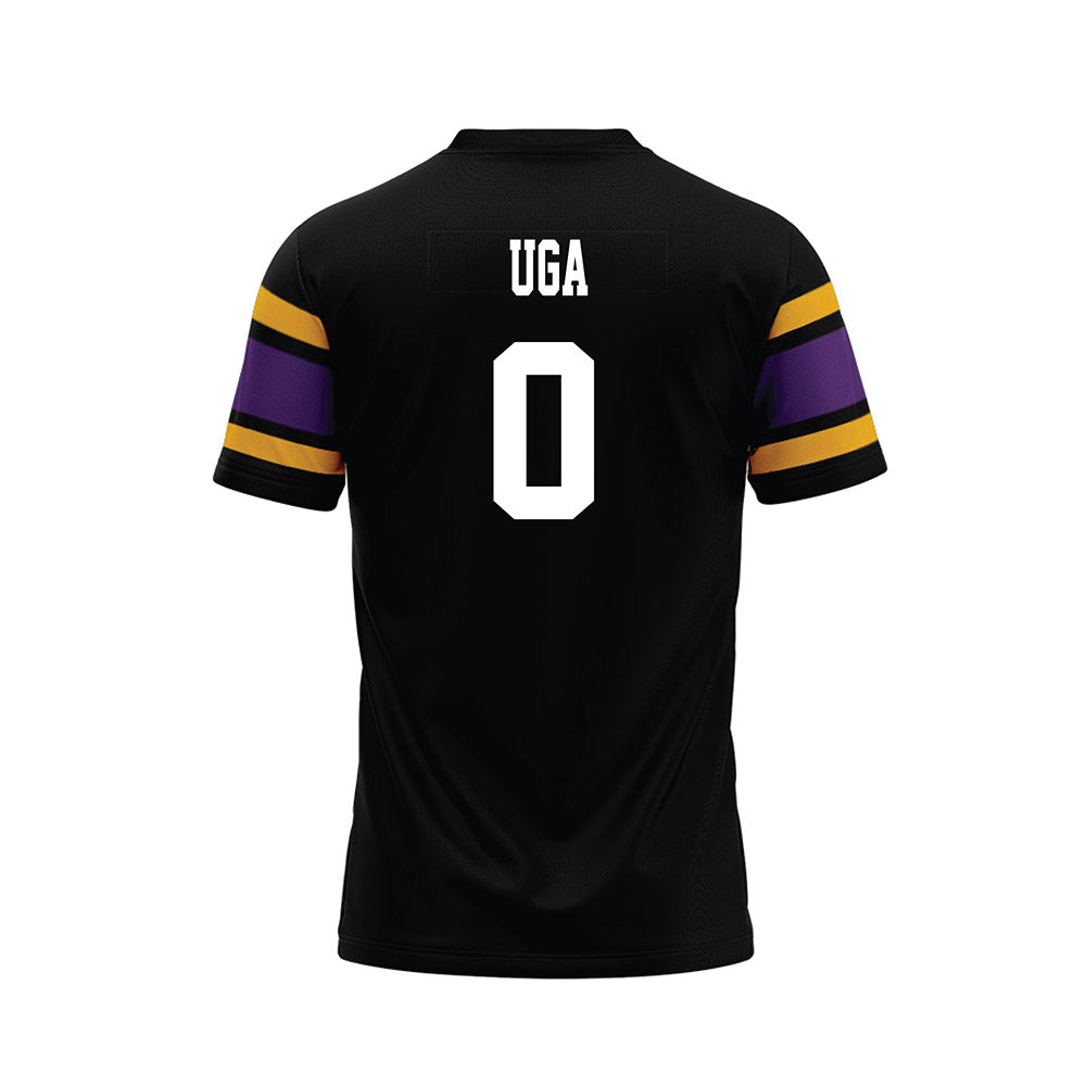Albany - NCAA Football : Jojo Uga - Black Premium Football Jersey-1