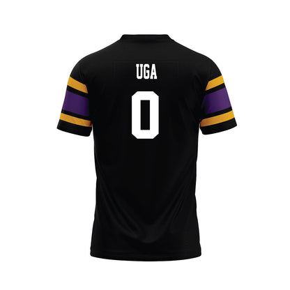Albany - NCAA Football : Jojo Uga - Black Premium Football Jersey-1
