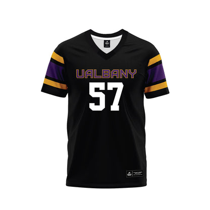 Albany - NCAA Football : Troy Berschwinger - Black Premium Football Jersey