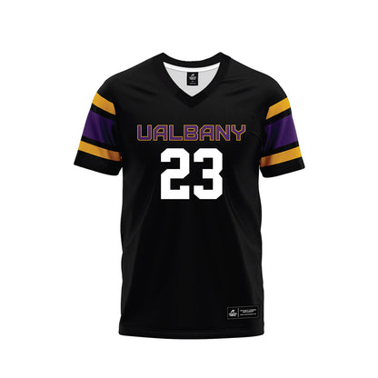 Albany - NCAA Football : Jeremiah Pruitt - Black Premium Football Jersey-0