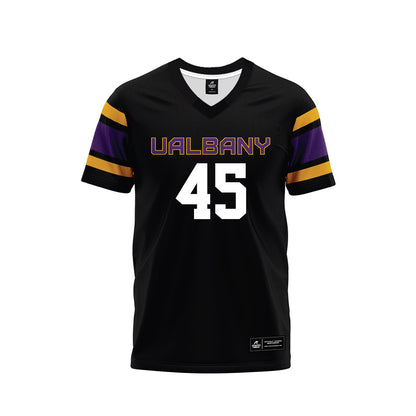 Albany - NCAA Football : John Dodaro - Black Premium Football Jersey
