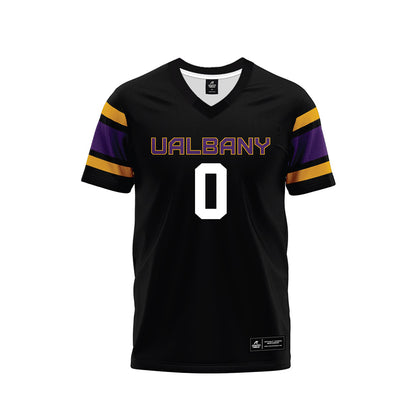 Albany - NCAA Football : Jojo Uga - Black Premium Football Jersey-0