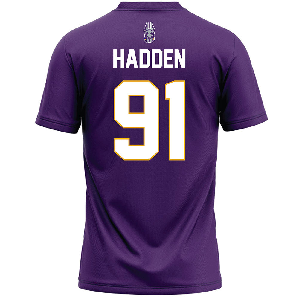 Albany - NCAA Men's Lacrosse : Jack Hadden - Purple Lacrosse Jersey-1