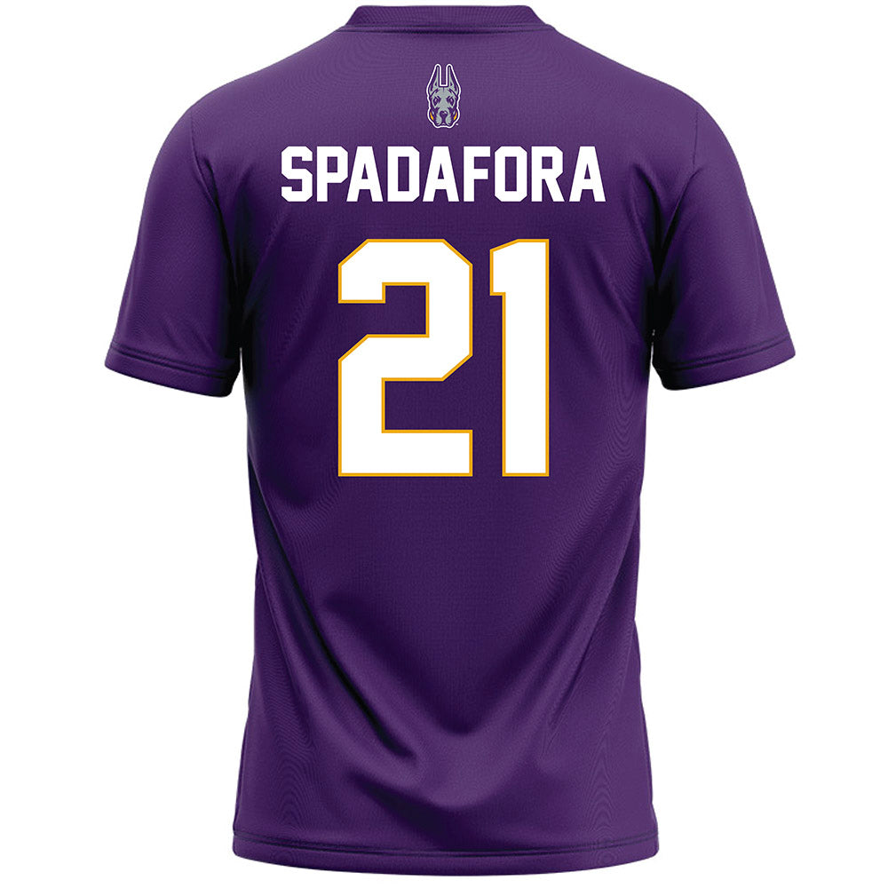 Albany - NCAA Women's Lacrosse : Jess Spadafora - Purple Lacrosse Jersey-1