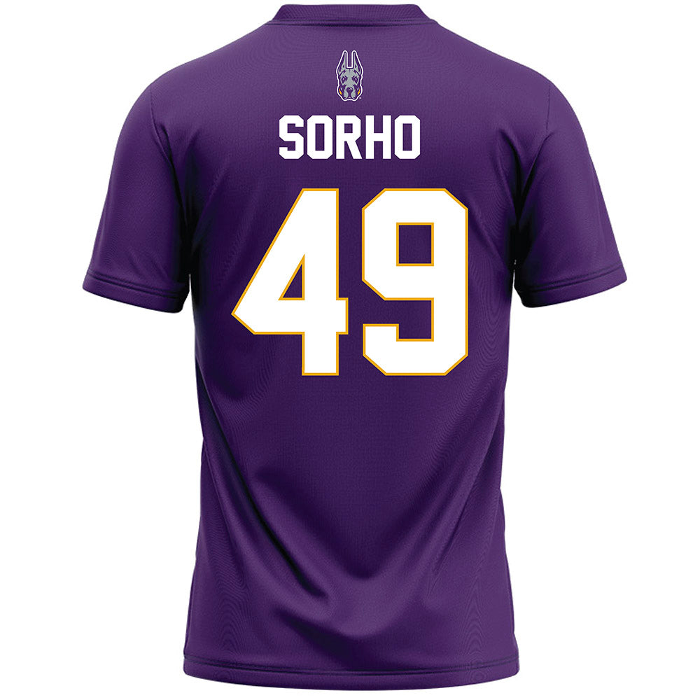 Albany - NCAA Women's Lacrosse : Zarreen Sorho - Purple Lacrosse Jersey-1