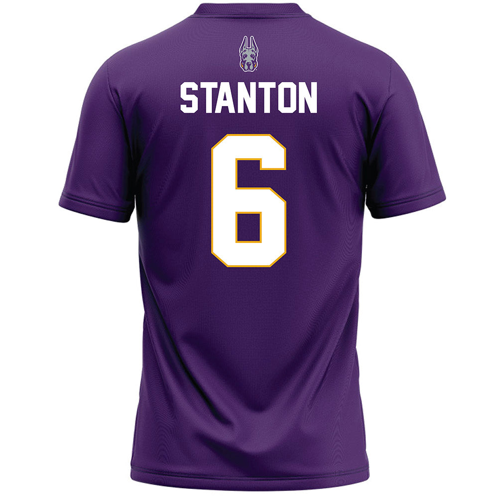 Albany - NCAA Women's Lacrosse : Mara Stanton - Purple Lacrosse Jersey-1