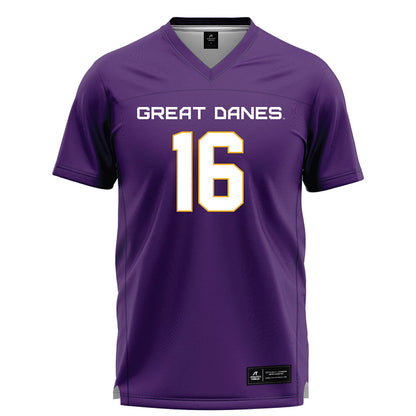 Albany - NCAA Men's Lacrosse : Brady smith - Purple Lacrosse Jersey-0