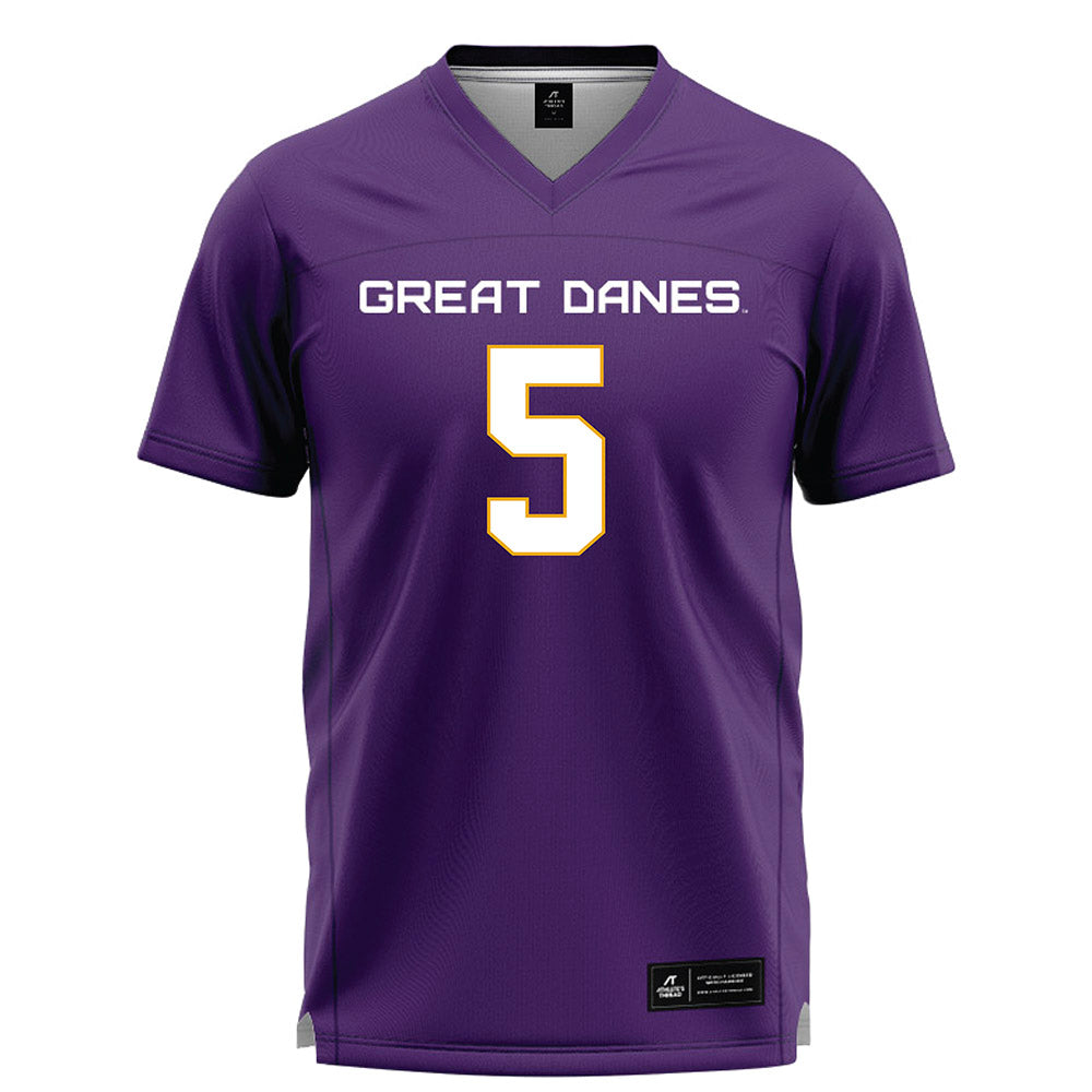 Albany - NCAA Women's Lacrosse : Laura Walls - Purple Lacrosse Jersey-0