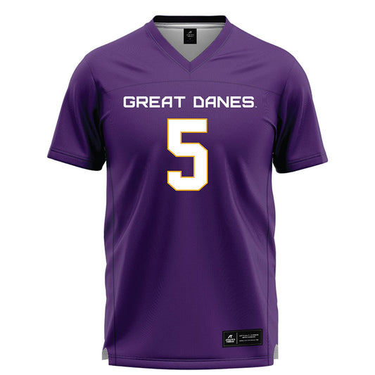 Albany - NCAA Women's Lacrosse : Laura Walls - Purple Lacrosse Jersey-0