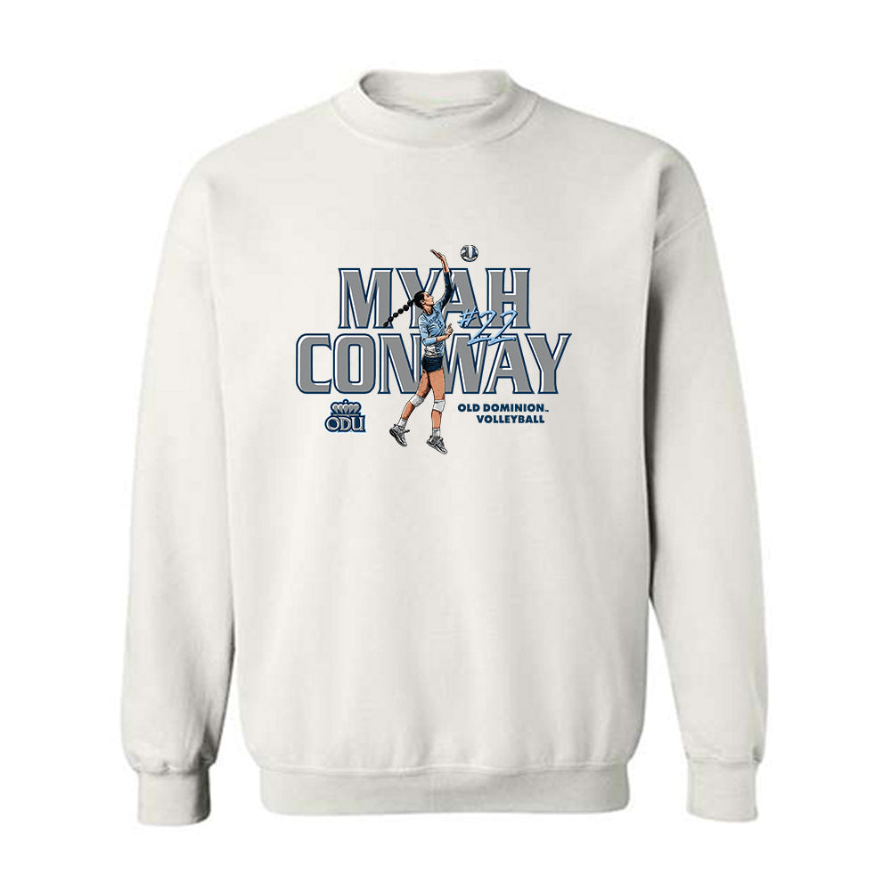 Old Dominion - NCAA Women's Volleyball : Myah Conway - Crewneck Sweatshirt