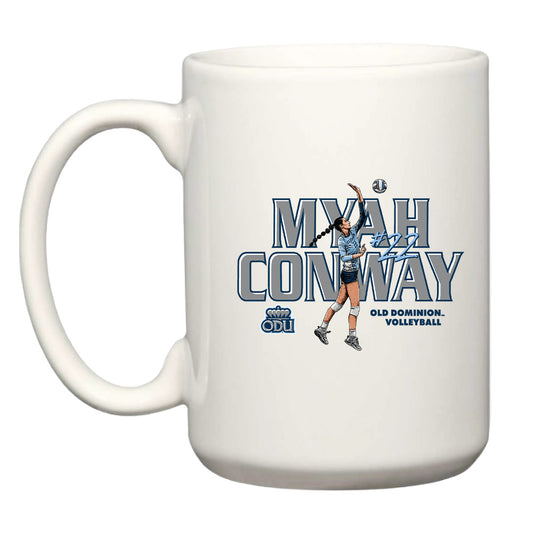 Old Dominion - NCAA Women's Volleyball : Myah Conway - Coffee Mug