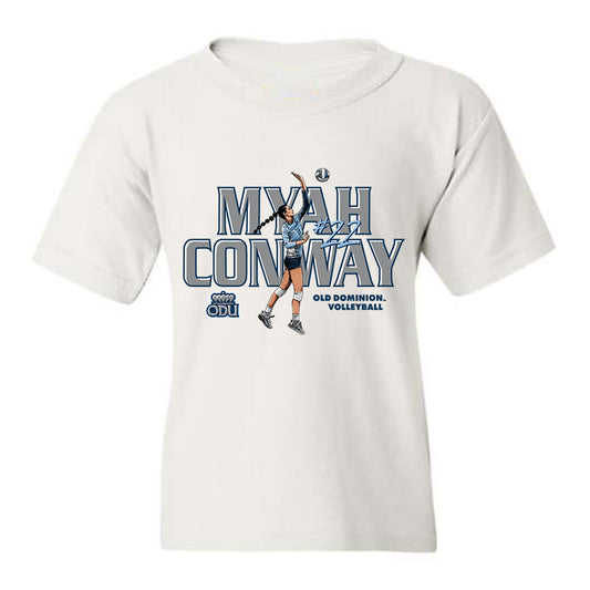 Old Dominion - NCAA Women's Volleyball : Myah Conway - Youth T-Shirt
