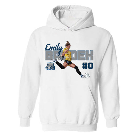 Old Dominion - NCAA Women's Soccer : Emily Bredek - Individual Caricature Hooded Sweatshirt