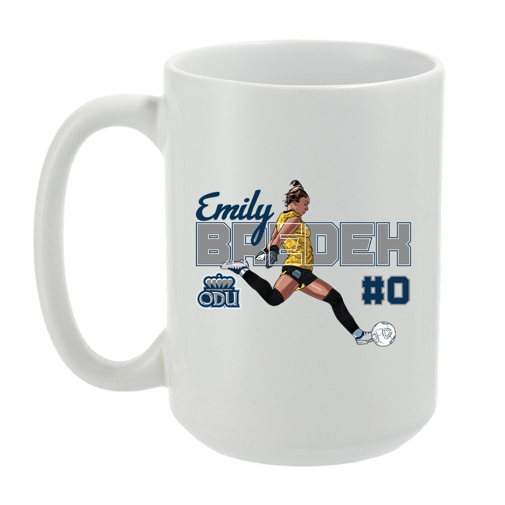 Old Dominion - NCAA Women's Soccer : Emily Bredek - Individual Caricature Coffee Mug