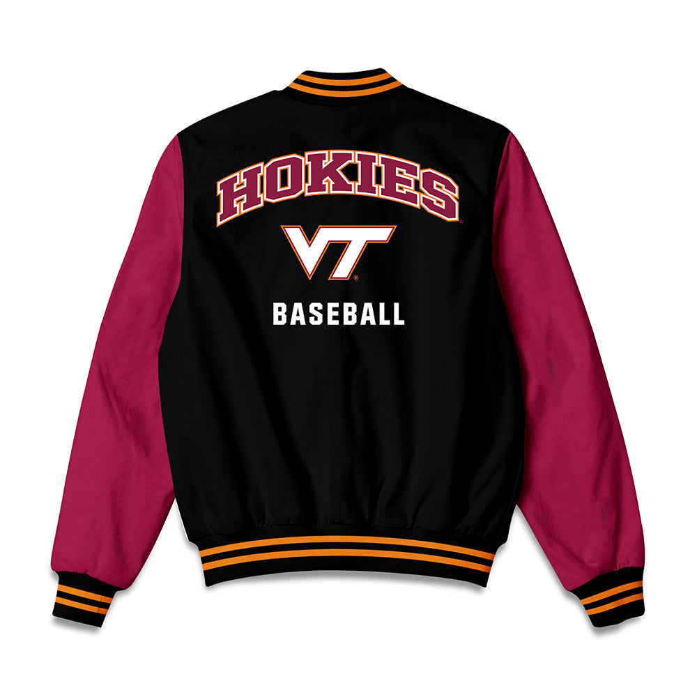 Virginia Tech - NCAA Baseball : Gehrig Ebel - Bomber Jacket