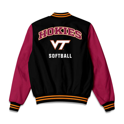 Virginia Tech - NCAA Softball : Lily Pallante - Bomber Jacket-1