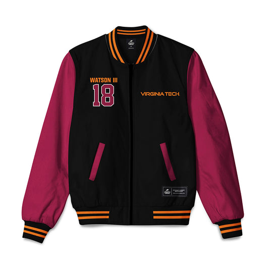 Virginia Tech - NCAA Football : William "Pop" Watson III - Bomber Jacket