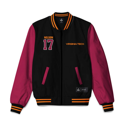 Virginia Tech - NCAA Football : Cole Nelson - Bomber Jacket