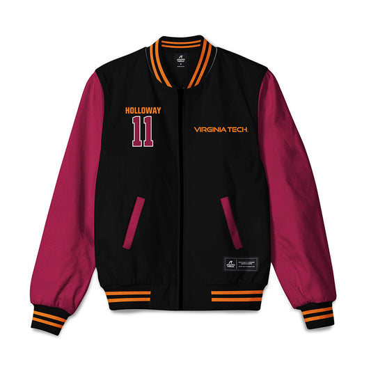 Virginia Tech - NCAA Football : Tucker Holloway - Bomber Jacket