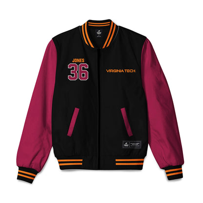 Virginia Tech - NCAA Football : Brody Jones - Bomber Jacket-0