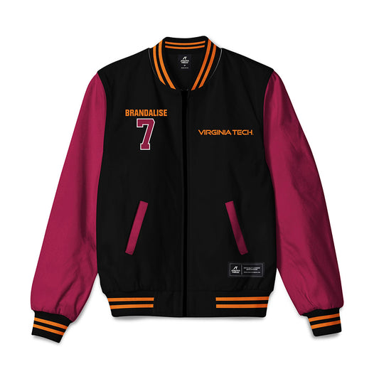 Virginia Tech - NCAA Women's Volleyball : Camilla Brandalise - Bomber Jacket-0