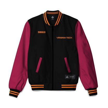 Virginia Tech - NCAA Baseball : Tucker Swails - Bomber Jacket