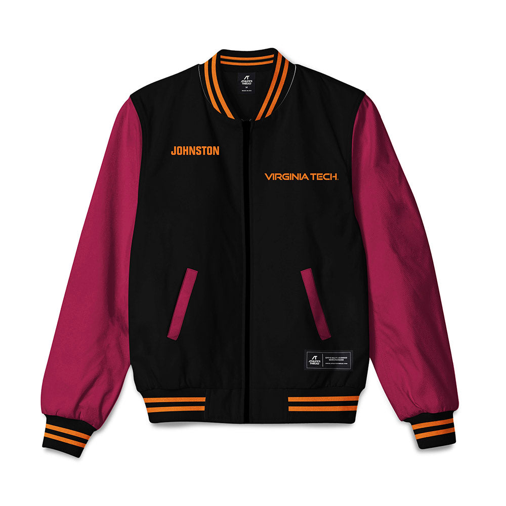 Virginia Tech - NCAA Men's Lacrosse : Evan Johnston - Bomber Jacket